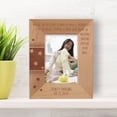 thumbnail image 1 of Making The Decision To Have A Child Is Momentous It Is To Decide Forever To Have Your Heart Go Personalized Wooden Frame 3 1/2" x 5" Brown (Vertical), 1 of 1