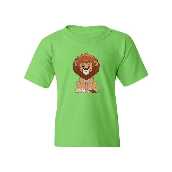 Cute Sitting Lion T-Shirt Juniors -Image by Shutterstock,  Medium