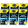 (6 pack) Dr. Scholl's Dual Action Freeze Away Wart Remover, Freeze Therapy + Fast-Acting Liquid, 8 Treatments