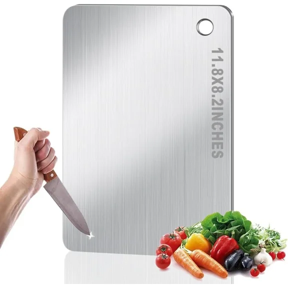 Titanium Cutting Board For Kitchen, Stainless Non Stick Chopping Board, Upgrade