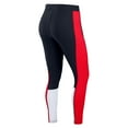 thumbnail image 3 of Women's WEAR by Erin Andrews Navy/Red Houston Texans Color-Block Leggings, 3 of 6
