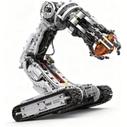 Technical Tracked Robot Arm Building Block Kits,STEM Educational Toys,Upgraded Version Remote & APP Controlled Technical Robotic Arm Set for Adult(1468Pcs)