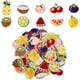 thumbnail image 1 of 60 parches termoadhesivos de frutas con temática de frutas de verano, bordados de poliéster, con formas de sandía, limón y piña., 1 of 8