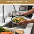thumbnail image 5 of Microwave Splatter Cover, Collapsible food and plate guard featuring a functional steam vent, durable dishwasher-safe design for daily kitchen heating and cooking (1-Pack), 5 of 7