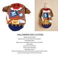 thumbnail image 3 of Puppy T Shirt, Easy To Put On And Take Off Breathable  Dog Shirts Soft M Interesting Skull Pattern Polyester  For Dog For Party, 3 of 8
