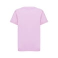 thumbnail image 2 of Nyeemya Boys Girls Cotton Solid Short Sleeve Crewneck T-Shirt Basic Athletic Running Tee Top Pink 140, 2 of 7