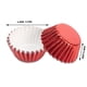 thumbnail image 4 of Billuyoard 100 Uds. De papel de aluminio para cupcakes, papel para hornear, taza de tulipán negro, Color puro, para hornear, Muffin, molde para Herramientas y accesorios para hornear rojo, 4 of 6