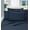 Blue, variant on 6 Piece Wrinkle Resistant 1800 Thread Count Bed Sheet Set California King Navy