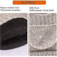 thumbnail image 2 of Guantes de lana para mensajes de texto sin dedos con aislamiento térmico para mujeres y hombres Mitones convertibles de punto cálidos de invierno con solapa Cc, 2 of 5