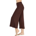 thumbnail image 1 of Womens Knit Capri Culottes Gaucho Wide Leg Pants&nbsp;, 1 of 3