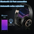 thumbnail image 5 of Bluetooth Headphones for Kids, Wireless Headphones with Microphone Includes Aux Cord, Volume Reduced Kids Foldable Headphones for School, Home, or Travel, 5 of 9