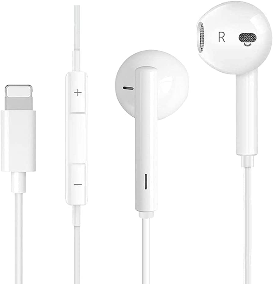 Stereo Wired Headphones for iPhone 11, InEar Headphones for iPhone