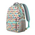 thumbnail image 2 of Elephant & Floral Print Backpack - Waterproof School Bag for College Students, Stylish Laptop Backpack, Comfortable Straps, Cute Gift Idea, 2 of 6
