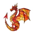 thumbnail image 1 of ¡Gran oferta! Decoración de ventanas planas acrílicas de colores, atrapamoscas de Dragón Volador, ventana, bonito dinosaurio, regalo colgante de pared, 1 of 6