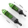 thumbnail image 3 of Wweixi 4pcs Wear-resistant Front Rear Shock Absorber For LSOi 1/10 Lasernut U4 Green, 3 of 5