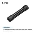 thumbnail image 3 of Uxcell Hex Aluminium Standoff Column Spacer,Standoffs Hexagonal Spacers M3x30mm,for RC Airplane,CNC,Black,Pack of 5, 3 of 5