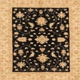 thumbnail image 1 of Ahgly Company Indoor Square Abstract Bakers Brown Oriental Area Rugs, 4' Square, 1 of 6