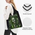 thumbnail image 3 of Large Reusable B-Beetlejuice Betelgeuse Bootleg Grocery Bags Recycle Foldable Retro Halloween Flim Shopping Eco-Friendly Bag, 3 of 4