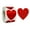 red, variant on ALFEUND Heart Stickers - 500 pcs 1.5inch Valentines Day Heart Stickers Glitter Colored Heart-Shaped Sticker for Kid Reward Classroom Self-Adhesive Love Incentive Sticker for Birthday Wedding