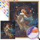 thumbnail image 1 of Pintura de diamante 5D DIY taladro redondo completo parcial AB estrella diosa arte 45x55cm, 1 of 9