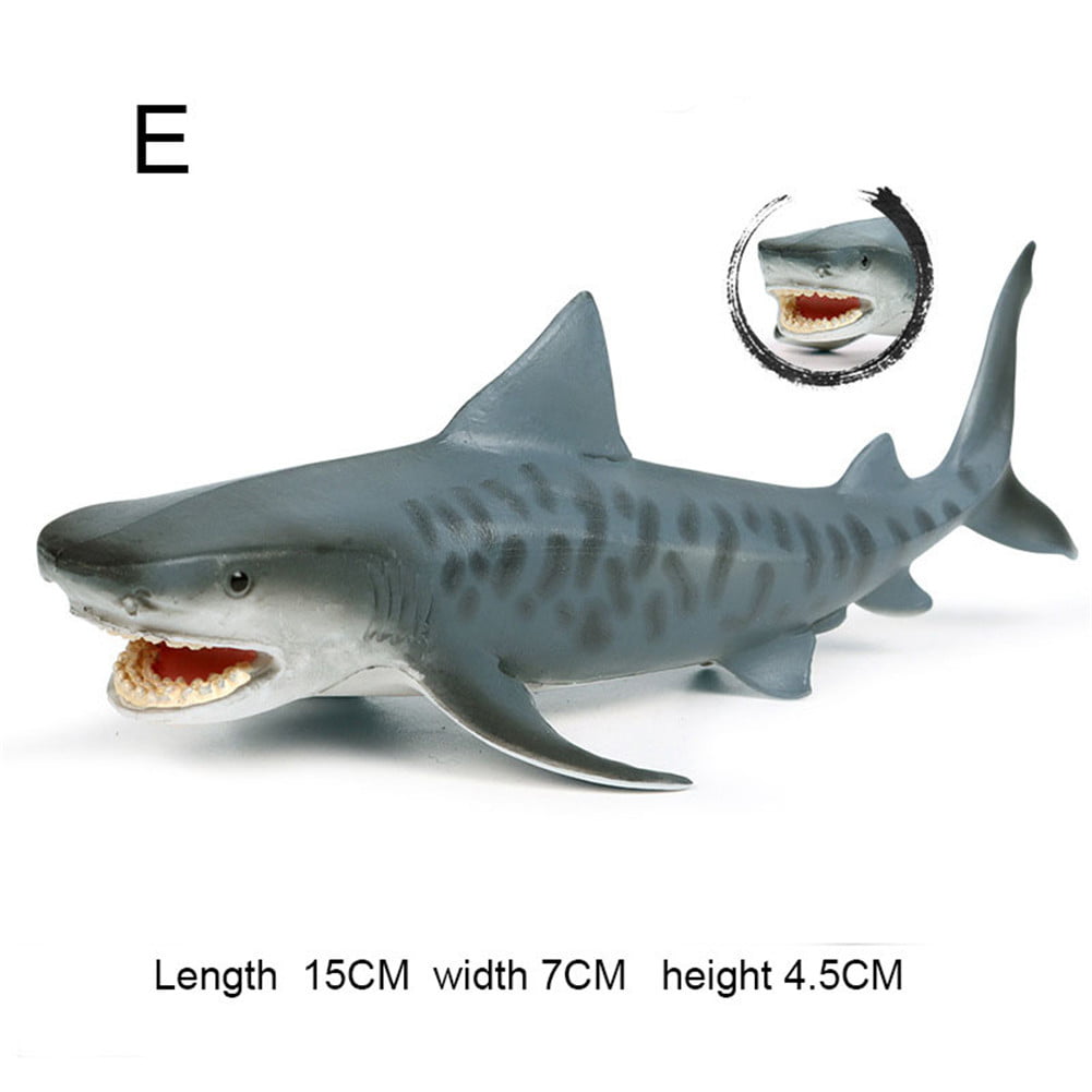 Lifelike Shark Shaped Toy Motion Simulation Animal Model Toy Kids HOT SALE 