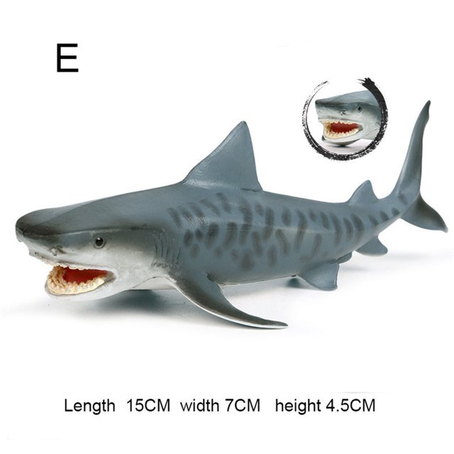 CAROOTU Jouet en Forme de Requin Réaliste Simulation de Mouvement Réaliste Modèle d'Animal Ou Jouet de Baleine Ou Jouet en Forme de Requin