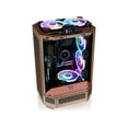 thumbnail image 4 of Thermaltake Tower 300 Gravel Sand Micro-ATX Case; 2x140mm CT Fan Included; Support Up to 420mm Radiator; Optional Chassis Stand Kit Allows Horizontal Display; CA-1Y4-00SGWN-00, 4 of 7