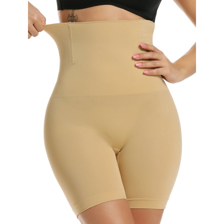 FITVALEN Women's Comfort Anti-Cellulite Shapewear High Waist Compression  Tummy Control Thigh Slimmer Shaper Panties Butt Lifter Shorts