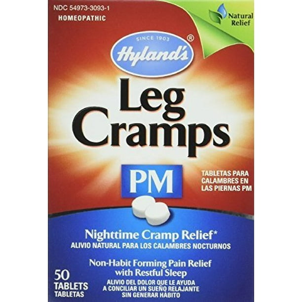 Hyland's- Leg Cramps PM in the same way as Quinine - 50 Tablets - 2 Pack