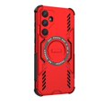 thumbnail image 3 of Designed for Samsung Galaxy A55 Heavy Duty Magnetic Phone Case,Compatible with Mag-safe,Military Grade Drop Protection,Dropproof Anti-fall Tough Rugged Durable Shockproof Phone Case,Red, 3 of 11
