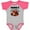 Heather and Hot Pink, variant on Inktastic Nana's Little Ladybug Boys or Girls Baby Bodysuit