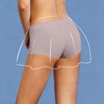 thumbnail image 6 of yboeqw Ladies Ice Silk Seamless Panties Thin Breathable No Show Mid Thigh Length Underwear Size XXL, 6 of 6