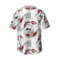 thumbnail image 7 of Kdxio Men's Hawaiian Shirt for Men Short Sleeve Shirt Koi Fish Summer Casual Holiday Beach Button Down T-Shirts, 7 of 7