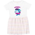 thumbnail image 3 of Inktastic Birthday Girl Shark Pool Party Girls Toddler Dress, 3 of 5