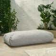 thumbnail image 2 of Noble House Curacao Polyurethane Foam Fabric Outdoor Lounger Bean Bag - Charcoal, 2 of 7