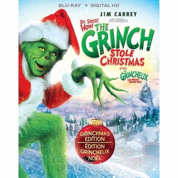 Dr. Seuss' Le Grincheux Qui Voulait Gâcher Noël (Édition Grincheux Noël) (Blu-ray + HD Numérique) (Bilingue)