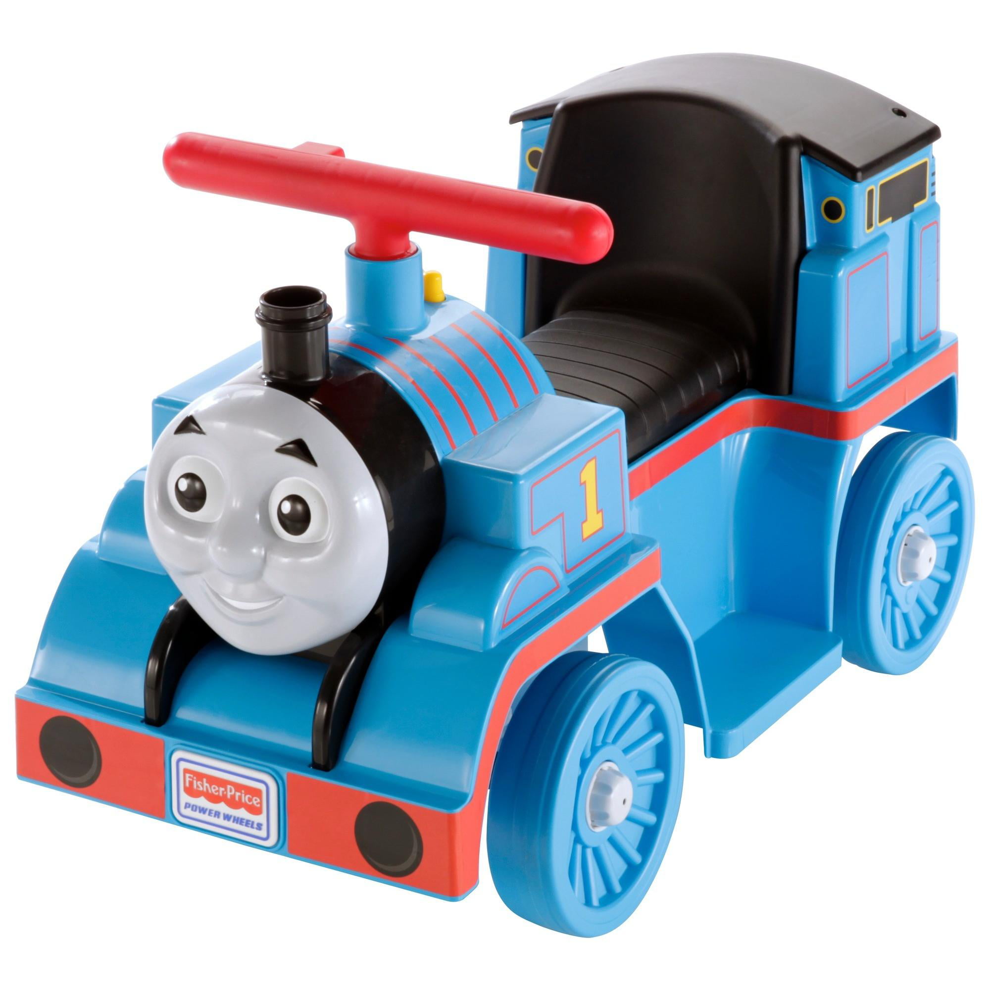 sit on thomas train and track