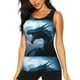 thumbnail image 1 of Fotbe Blue Thunder Storm Dragon Blusas Sin Mangas para Mujer – Estilo Casual, Corte Suelto, Slim-Fit, Cuello Redondo Deportivo, Tops de Verano para Gimnasio y Yoga-Large, 1 of 7