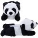 thumbnail image 1 of Wishpets - Pantuflas de peluche con diseño de panda de 8 ", blanco y negro, pequeñas WISHPETS 53329, 1 of 1