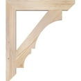 thumbnail image 3 of Ekena Millwork 3 1/2"W x 24"D x 28"H Balboa Slat Smooth Bracket, Douglas Fir, 3 of 4