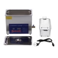thumbnail image 2 of Degassing Ultrasonic Cleaner 6L Digital Display Ultrasonic Cleaning Machine 2 Frequency Timing Heating for Cleaning High Accuracy Objects, 2 of 7