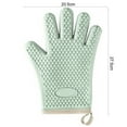 thumbnail image 2 of Ludlz 1Pc Baking Glove Ultra-thick Heat-Resistant Reusable Non-slip Texture Easy to Clean Anti-scald Silicone High-Temperature Resistant Oven Baking Mitt Kitchen Supplies, 2 of 7