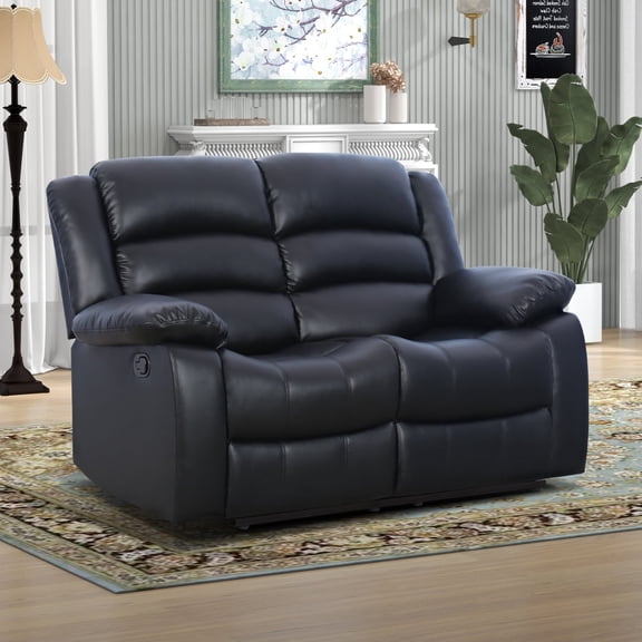 Bonzy Home Recliner Chairs Double Recliner Loveseat Sofa Set Adjustable Backrest for Living Room