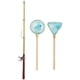 thumbnail image 1 of 1 Set of Miniature Fishing Rod Life Scene Models Doll House Decoration Miniature Fish Rod Fishing Net, 1 of 3