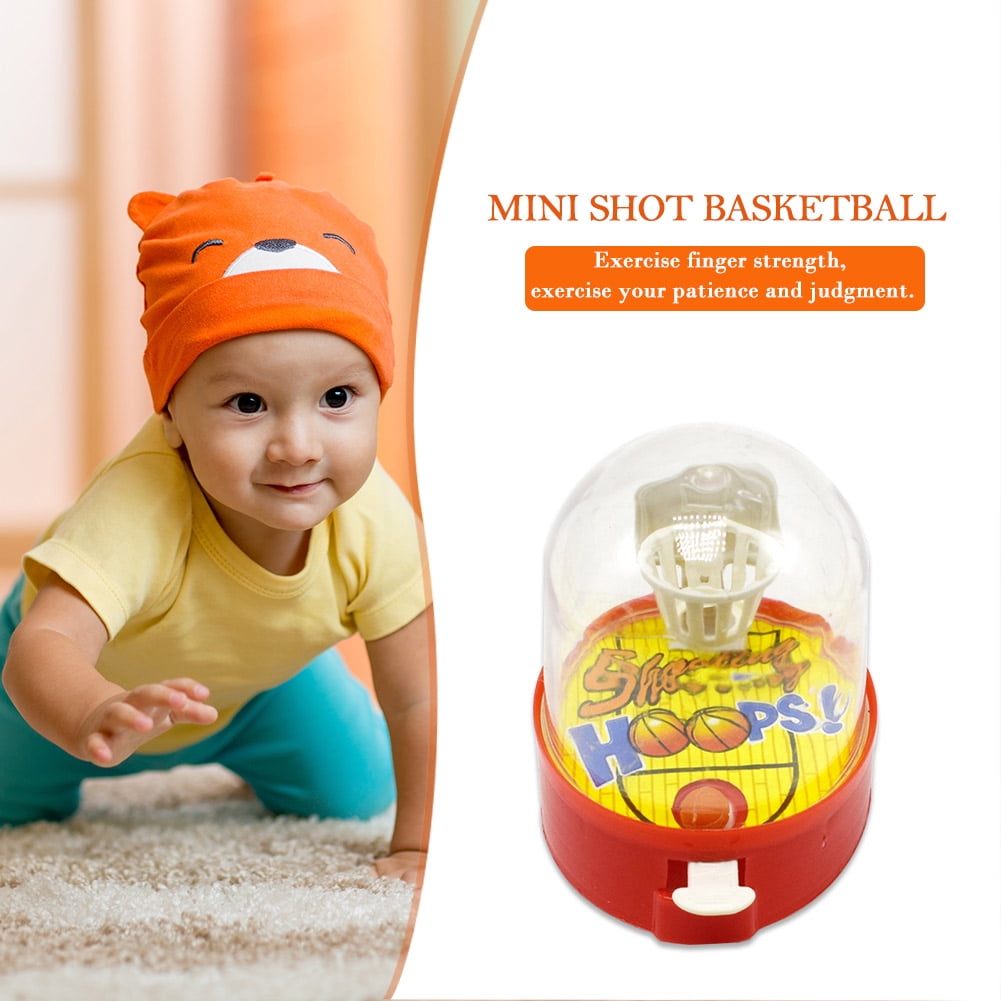 Winnereco Mini Basketball Machine Fingers Ball Shooting Desktop Game