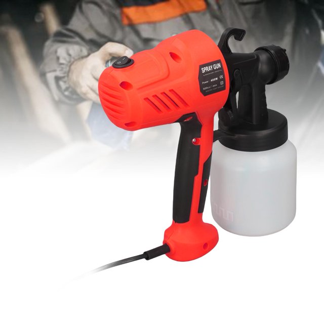 Electric Paint Sprayer for Fine Atomization, 3 Patterns, Adjustable Flow Rate Latex Spray for Furniture, Walls, Ceilings