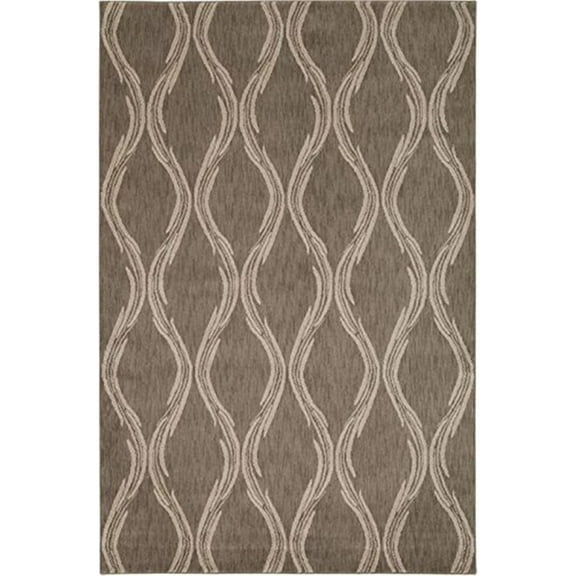 Nourison Tranquility Taupe Area Rug Taupe 7'9" x 10'10"