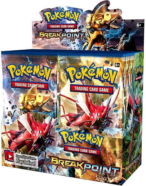 Pokemon XY Break Point 10 Card Sleeved Blister Pack Brand New Sealed 