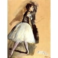 thumbnail image 1 of Dancer in a Ballet Position Degas - CANVAS OR PRINT WALL ART, 1 of 1