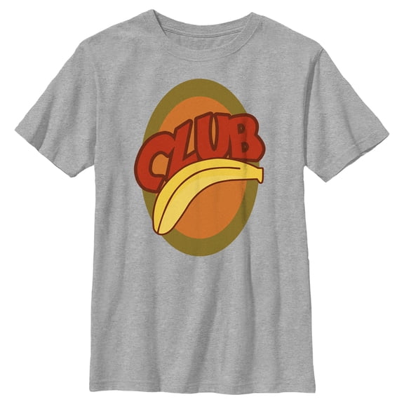 Boy's Kim Possible Club Banana Graphic Tee Athletic Heather X Large